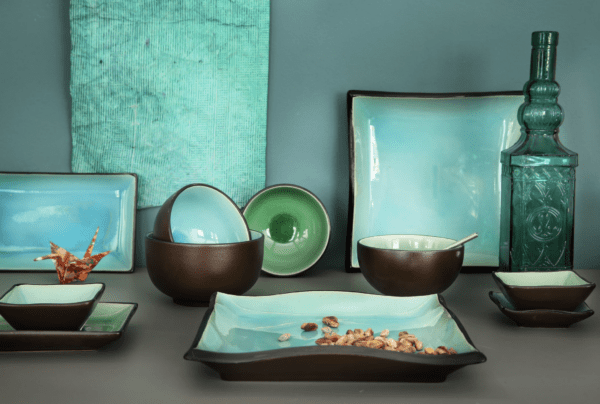 TOKYO DESIGN - COFFRET BOLS ET ASSIETTES TURQUOISE – Image 2